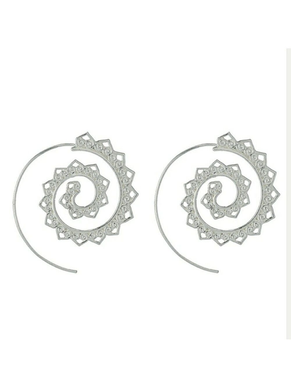 #BOHO SPIRAL EAR WIRE - Picture 4 of 4